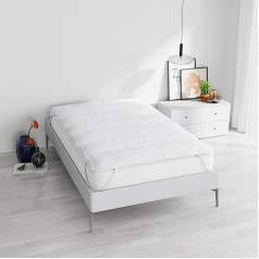 Elegantiškas dygsniuotas apklotas su elastinėmis juostomis - Karalienės dydis 140 x 195 cm