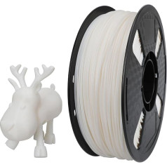 CC3D Lankstus 55D TPE siūlas Natūralus baltas 1,75 mm 1 kg Šoro kietumas 95A Panašus TPE siūlas 3D spausdintuvo siūlas FDM 3D spausdinimo medžiaga TPE siūlas Balta spalva Natūrali spalva