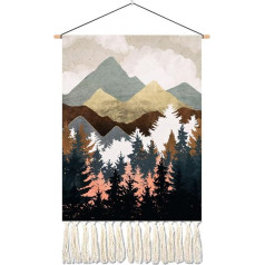 Macramé sienos kabinimas - gobelenas, sienos kabinimas, boho dekoras, gobelenas, miegamasis, sienų meno dekoras, kutai audiniui, macramé rinkiniai, suaugusieji, saulės sienų dekoracijos, kabančios kutai dekoracijos