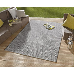 Coin Black in & outdoor rug 102474, 140 x 200