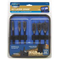 Century Drill & Tool 36406 Lazer Spade bitų rinkinys (6 dalys)
