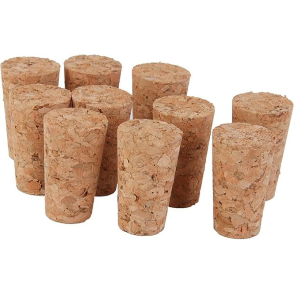 sunroot 10 Stück Konische Korken Stopper DIY Kunst Modell BAU 22 X 17 X 35Mm