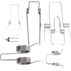 KXAOXGRC Torsionsfeder mit doppelter Rückstellung, Zugfeder, 1,2 mm Drahtdurchmesser, doppelte Torsionsfedern aus Stahl for landwirtschaftliche Maschinen(1.2 NO6)