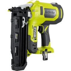 RYOBI 18 V ONE+ bešepetėlinis akumuliatorinis vinis R16GN18-0 (vinių skersmuo 1,6 mm, vinių ilgis 19-64 mm, talpyklos talpa - 100 vinių pakuotė, 