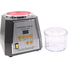 Magnetinis rotacinis poliravimo aparatas, 600g/1.3lbs talpa, juvelyrinių dirbinių poliravimo aparatas, juvelyrinių dirbinių poliravimo būgnas, skirtas sudėtingų detalių poliravimui