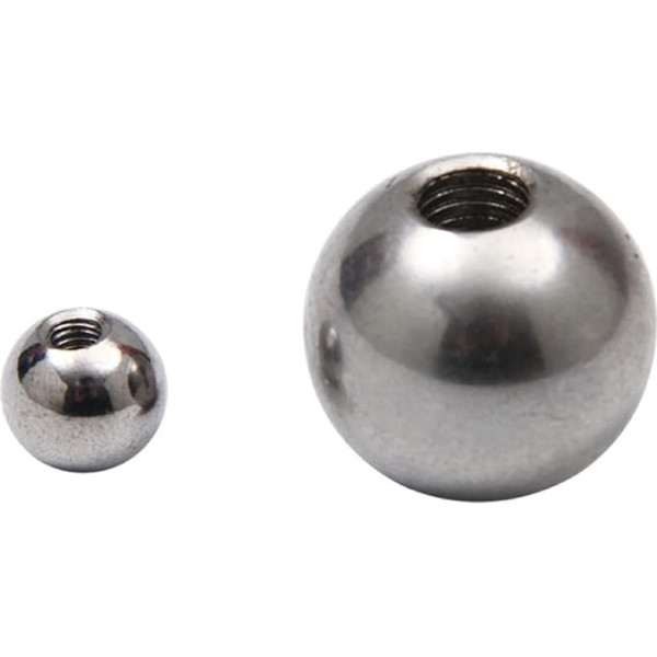 SFQEVHRZ Rutulys su pilnu sriegiu ir gyliu, kietas 304 nerūdijantis plienas su plieniniu rutuliu su sriegiu, M20 rutulinis varžtas, skersmuo: 40 mm - 60 mm, plieninis rutulys su puse sriegio (25 mm*m8[2vnt])