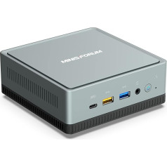 MINIS FORUM mini kompiuteris, UM350 16GB DDR4 / 512GB SSD AMD Ryzen 5 3550H procesorius, mini stalinis kompiuteris, HDMI DP USB C prievadas, 