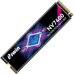 BIWIN Black Opal NV7400 4TB SSD, M.2 2280 NVMe PCIe Gen 4x4 Schnittstelle mit HMB & SLC Cache, Lesegeschwindigkeit bis zu 7400 MB/s, internes PC Solid State Drive für Laptop & Desktop & PS5