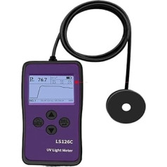 LS126C LS127C UV šviesos matuoklis Tiesioginis pardavimas UV sveikatos matuoklio testas 254 nm lempa su patogiu dizainu (LS126C)