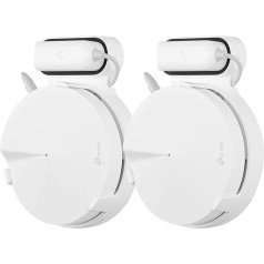 Huafly BECEMURU 2 dalių WLAN sieninis laikiklis su puikiu kabelių valdymu, skirtas TP-Link Deco M5 WiFi