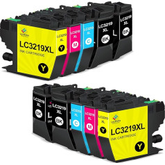 LeciRoba LC3219XL Brother spausdintuvo kasetės LC3219 XL LC3219 LC3219 LC3217 Multipack, skirtos Brother MFC-J5330DW MFC-J6530DW MFC-J6930DW MFC-J6930DW MFC-J5335DW MFC-J5730DW MFC-J6935DW MFC-J5930DW