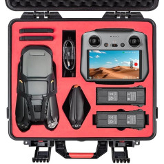 STARTRC kietasis dėklas DJI Mavic 3 Classic Fly More Combo ir valdikliui, vandeniui atsparus DJI Mavic 3 Classic priedų dėklas
