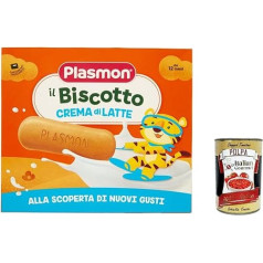3 x Plasmon Biscotto su grietinėle al Latte 12 m + 320 g + Itališka gurmaniška Polpa 400 g