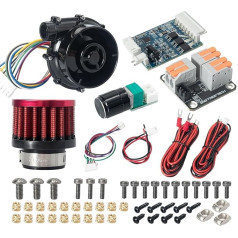 BIGTREETECH universalus turbininis 24 V bešepetėlinis išcentrinis oro ventiliatorius WS7040 BLDC Blower Fan 6,5 kpa Blower Kit su universaliu valdiklio adapteriu ir oro filtru 3D spausdintuvo dalis Voron2.4, VzBot,