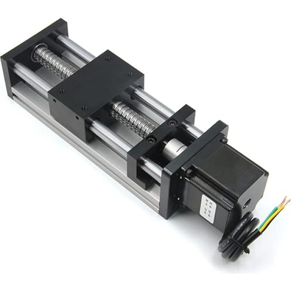 Befenybay 100 mm efektyvus skersinis ilgis Dvigubas optinis ašies vadovas rutulinis sraigtas SFU1605 su NEMA23 žingsniniu varikliu DIY CNC maršrutizatoriaus dalims X Y Z linijinio stalo valdiklis ir 3D spausdintuvas