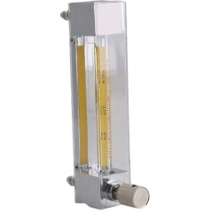 LZB-3 Durchflussmesser, 10-100 ml/min, Flüssigkeitswasser, Durchflussmesser, mit silberfarbenem Metall-Schlauchanschluss