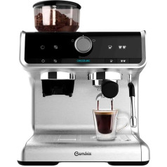 Cecotec Cumbia Power Espresso 20 Barista Aromax Kaffeemaschine. Leistung 2900 W, 2 Heizsysteme, 20-bar-Druckpumpe, Manometer, Doppelauslassfilterhalter und 2 Filter (Barista Cream)