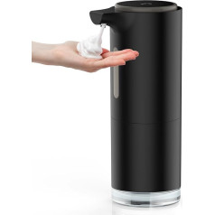 Automatinis muilo dozatorius, IPX5 vandeniui atsparus elektrinis muilo dozatorius su jutikliu, jautrus, automatinis muilo dozatorius, 3 reguliuojami lygiai, elektrinis muilo dozatorius vonios kambariui, virtuvei