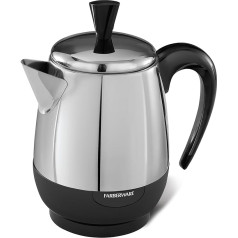 BLACK+DECKER FCP240 2-4 puodelių perkolatorius iš nerūdijančio plieno