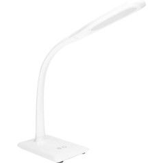 ERIE LED DIM 7W, stalinė lempa, 400lm, balta, reguliuojamo ryškumo funkcija ir spalvos temperatūros keitimas 3000K-4000K-6000K