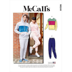 McCall's Siuvimo modelis M8249XM Unisex sportinė apranga