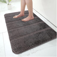 Rojaus produktai Vonios kilimėlis neslystantis Super absorbentas Vandeniui atsparus skalbimo mašina Kilimėlis Vonios kilimėliai Minkštas storas mikropluošto absorbentas Vonios kilimėlis grindų kilimėlis anglis 50x80cm