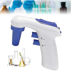 CHANGLKJ Digitaler Automatischer Laborpipettor, Elektrische Pipettenpumpensteuerung Mit 0,2 ΜM Hydrophobem Filter, 0,1-200 Ml Anwendbarer Bereich Und Geschwindigkeit 5 Ml/s, Lange Lebensdauer