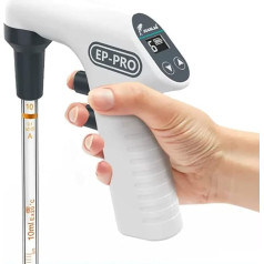 Jieotwice Elektrinė pipetė Laboratorija, LED skaitmeninis ekranas Elektrinė pipetė Elektrinis pipetės pistoletas 0,1-100 ml