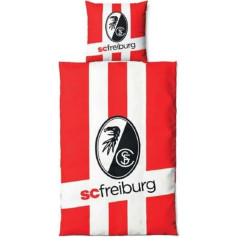 SC Freiburg Patalynė su herbu džiuto maiše 2 dalių 135 x 200 cm