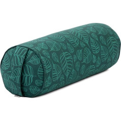 Bodhi Yoga Bolster Ø 23 cm | Maharaja Collection | Nuimamas ir skalbiamas užvalkalas iš 100 % medvilnės | Jogos pagalvėlė su ekologišku speltų užpildu | Jogos pagalvėlė atstatomajai ir jin jogai