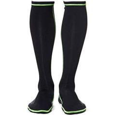 WETSOX Waders SOX, RNF juoda, lygios blauzdų kojinės, lengvai priglundančios prie bet kokių bridkelnių ar bagažinės, 1 mm neoprenas išlaiko kojas šiltas drėgnas ar sausas