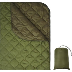 bnsggl Daugiafunkcinė šilta miego antklodė Camping Blanket Camping Covers Quilt Portable Cape Lightweight Picnic Mat