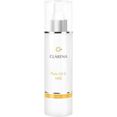 Clarena - Valomasis pienas 200 ml su vitaminu C - Odos priežiūros pienas - pilkai ir kraujagyslių odai - vynuogių sėklų aliejus - vitaminas E - polifenoliai - antioksidacinės savybės