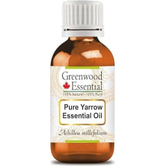 Greenwood Essential Natūralus grynas grynas kraujažolių eterinis aliejus (Achillea millefolium) Natūralus grynas terapinės kokybės distiliuotas garais 5 ml