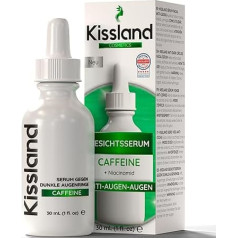 Akių serumas su kofeinu ir niacinamidu 30 ml - Akių serumas nuo raukšlių ir tamsių ratilų - Akių kremas su kofeinu, idealiai tinkantis tamsiems ratilams po akimis gydyti - Akių serumas akių priežiūrai - Akių serumas