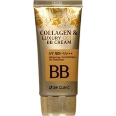 3W Clinic Collagen&Luxury Gold BB kremas SPF50+ Korėjietiškas BB kremas - 50 ml