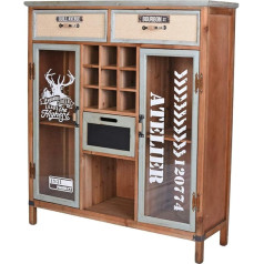 Pramoniniai baldai Sideboard Loft Display Cabinet Factory Display Cabinet Buffet LOF080 Palazzo Exclusive