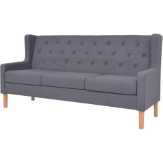 Sufrk 3-vietė sofa audinys Pilka sofa Lounge Sofa Sofa maža gyvenamajame kambaryje Miegamasis