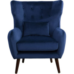 Kjly Sofos Sofos Sodo kėdės Patogus laisvalaikio minkštasuolis Sofa Slipcover Office Fashion Sofa Fotelis, 81 x 74 x 96 cm / 31,8 × 29,1 × 37,7 colių (spalva: mėlyna)