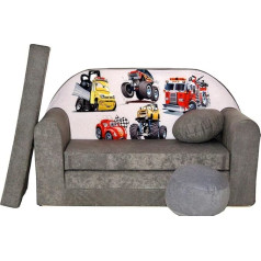 Pro Cosmo Vaikiška sofa lova su taburete / pagalvėle