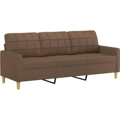 Uluyyuc Svetainės baldai Grindų sofa Sofos ir kušetės Sofa lova - 3-vietė sofa ruda 180 cm audinys Patio Party Garden Lounge