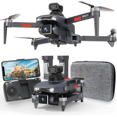 TTROARDS 31P dronas Bešepetėlinis variklis Dronas su kamera 4K suaugusieji 360° kliūčių vengimas 5G WiFi Reguliuojamas objektyvas Atsparus vėjui 4 aukščio laikymas Mini sulankstomi dronai 2 baterijos