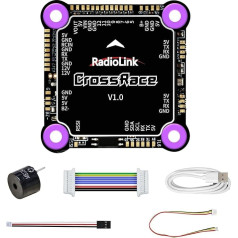 Radiolink CrossRace APM Stack OSD skrydžio valdiklis DJI HD sistemai VTX 90A RC dronui 4-in-1 ESC lenktyniniam dronui 37x37cm