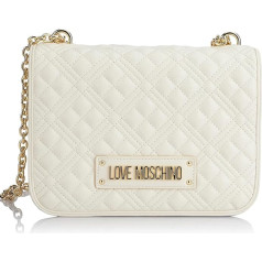 Love Moschino Moteriška balta rankinė per petį, balta