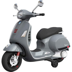 TURBO CHALLENGE - Vespa - Elektrinis furgonas - 119103 - Motoroleris - Pilkas - Paruoštas važiuoti - Max. 30 kg - Plastikinis - Įkraunami akumuliatoriai - Nuo 3 iki 6 metų