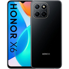 HONOR X6, dvigubas, 64 GB 4 GB RAM, vidurnakčio juodos spalvos