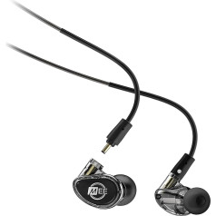 MEE audio - MX3 Pro Hybrid Triple Driver Customizable Noise Isolating Modular In-Ear Musicians In-Ear Monitors with Universal Fit Detachable Cables - Smoke