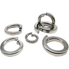 Metallscheiben M1,6 M2 M2 M2,5 M3 M4 M5 M6 M8 M10 M12 M14 M16 M18 M20 M22 M24 GB93 A2 Federscheibe Split Lock elastische Dichtung(5vnt. M22)