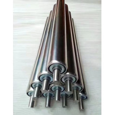 tragrollen förderband Förderband-Ersatzrollen-Set mit 10 Stück, nicht angetriebene Förderrolle aus Edelstahl, Förderrollendurchmesser 25 38 50 60 mm, Wellendurchmesser 8 mm/0,31 Zoll, Feder in der Rol