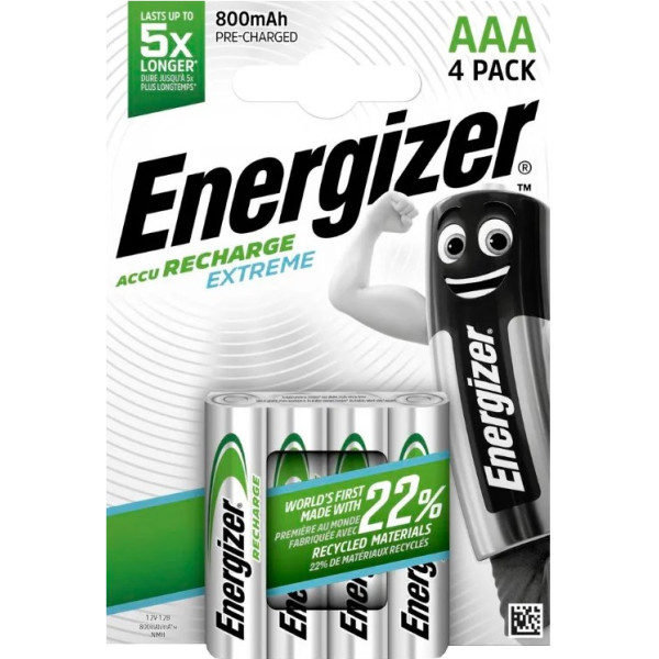 Extreme aaa l92 800 mah baterija 4 vnt. lizdinė plokštelė